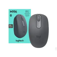 LOGITECH - MOUSE M196 BLUETOOTH BLACK