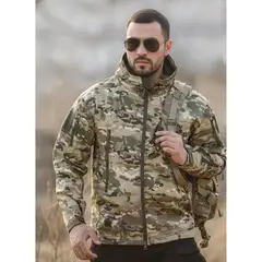 GENERICO - Casaca tactica Softshell impermeable chaqueta piel de tiburon clasica