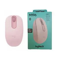 LOGITECH - Mouse M196 Bluetooth Rosado