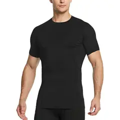 42AROZINA - Camisetas Deportivas Compresión Secado Rápido Polera Hombre