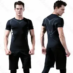 42AROZINA - Camisetas Deportivas Compresión Secado Rápido Polera Hombre