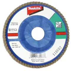 MAKITA - Disco Flap Multiuso 4.1/2" x 7/8" D-28189 Grano 120