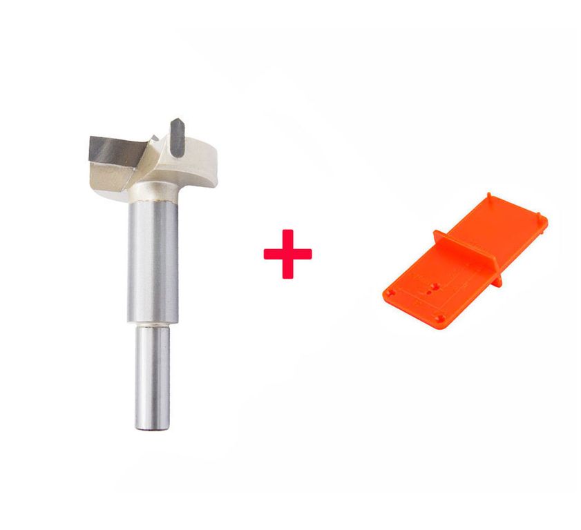 Broca Forstner 35mm + Guia Para Bisagra