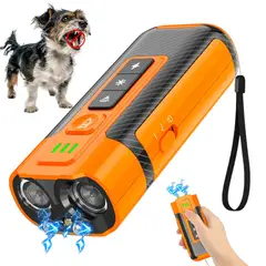 GENERICO - Ahuyentador Perros Ultrasonico Recargable 4 Modos TZ-U59S