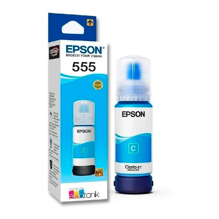 Botella de Tinta Cian T555