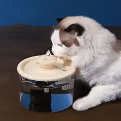 GENERICO - BEBEDERO AUTOMÁTICO PARA MASCOTAS - AZUL ACERO