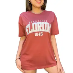 ENGELL - Polo Oversize Florida Vino