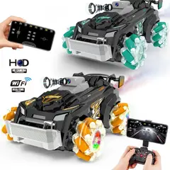 BABY - Carro Monster 4x4 con Camara Wifi Todoterreno Ruedas Acrobáticas 360° +Efecto Humo +Control Remoto N
