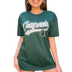 ENGELL - Polo Oversize California Verde Botella