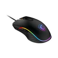 MSI - Mouse Gaming Forge GM300 RGB LED 7200 DPI diseño ergonómico y r