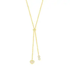 BALIQ - Collar CorazónInfinito Goldensilver