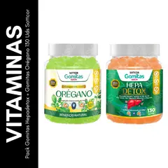 GENERICO - Pack Gomitas Hepadetox + Gomitas Orégano 130 Uds Sottcor