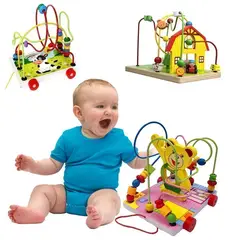 GENERICO - Juego Didáctico Circuito de Madera Diseño Aleatorio