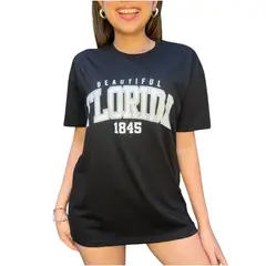 ENGELL - Polo Oversize Florida Negro