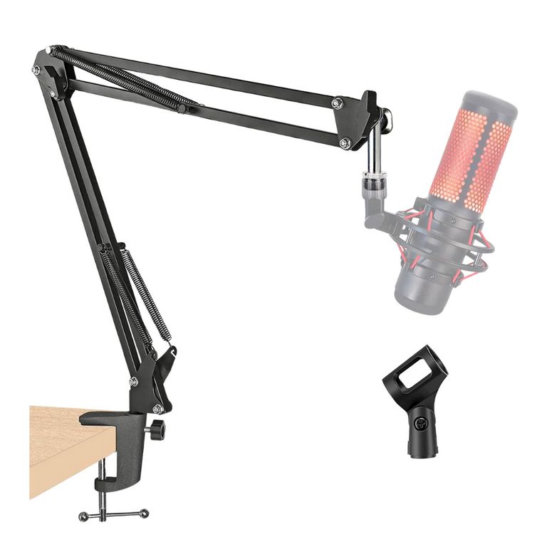 Soporte De Micrófonos Para Escritorio Con Brazo Articulado