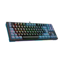 ANTRYX - Teclado Gaming MK-840L TKL RGB Azul Retroiluminado Compacto y