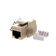 GENERICO - Inserto Modular Nexxt Cat 6A Stp Rj-45 Plata - Conexión Rápida Y Estable Para Redes De Alt