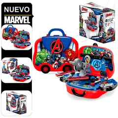 MARVEL - Set De Herramientas Y Lonchera 2 En 1 Avengers
