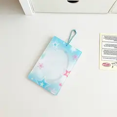 GENERICO - HOLDER ACRILICO ESTRELLAS CELESTE