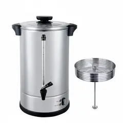 KING COMPANY - PASADOR DE CAFE ELECTRICO 8 LITROS ACERO INOXIDABLE