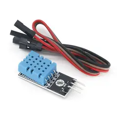 GENERICO - Módulo Sensor de Temperatura y Humedad DHT11 con Cables Dupont Compatible con Arduino ESP32