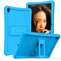 GENERICO - Funda para iPad 5ta Gen 97 - Silicona Soft Antishock Celeste