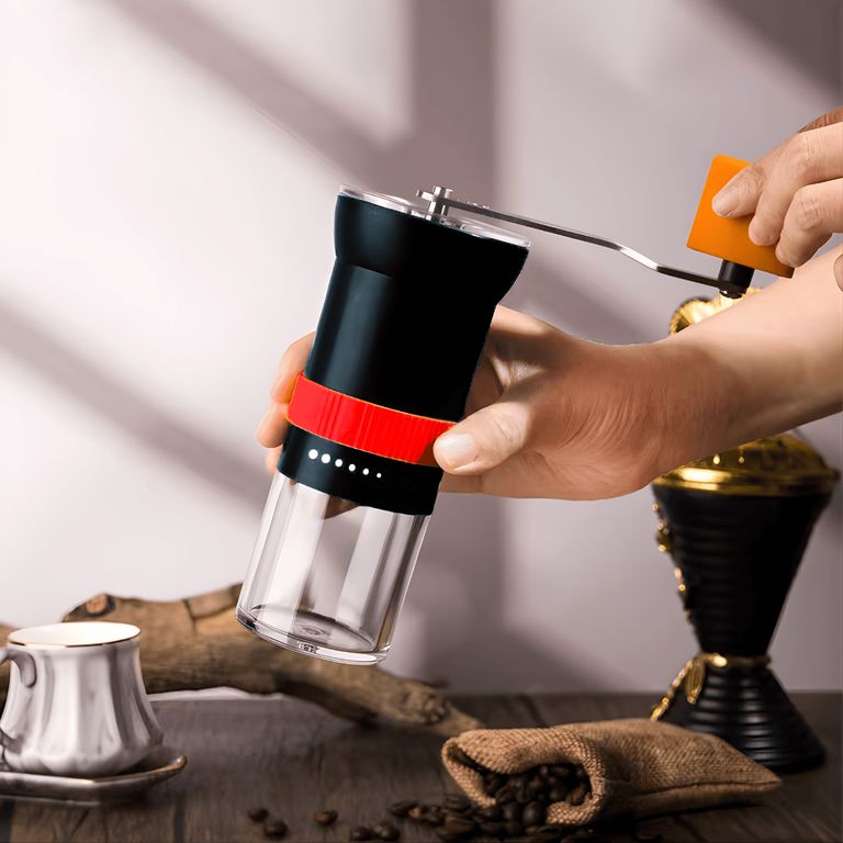 Molinillo de cafe COLOR NEGRO cono de CERAMICA cap 40gr Wallace