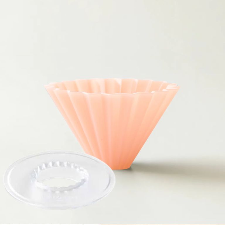 DRIPPER RESINA MODELO ORIGAMI ROSADO