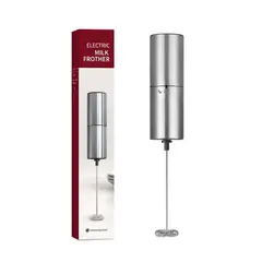 GENERICO - Espumador eléctrico de de leche de acero inoxidable Milk frother Wallace