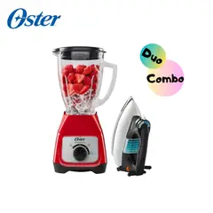 OSTER - Pack Oster® Licuadora vaso de vidrio y Plancha Clásica