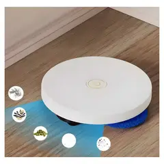GENERICO - Robot Aspiradora Inteligente Inalámbrica Doble Giro Blanco