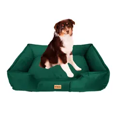 PET MOOD - Cama para Mascotas Antialérgica T-XXL Color Verde