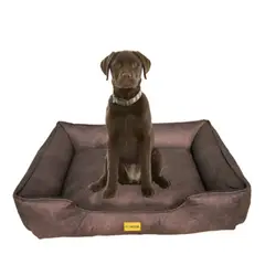 PET MOOD - Cama para Mascotas Antialérgica T-XXL Color Marrón
