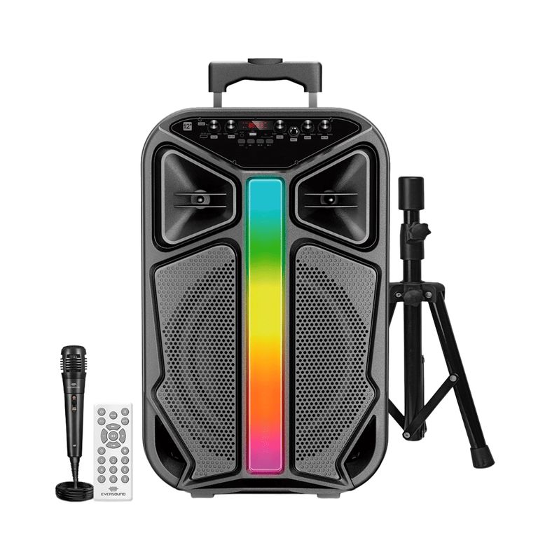 Parlante Bluetooth Lyrico 12” EV 6000T con Micrófono Alámbrico