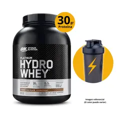 OPTIMUM NUTRITION - PROTEINA PLATINUM HYDRO WHEY 3.5 LB CHOCOLATE + SHAKER - PROTEINA HIDROLIZADA