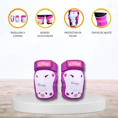 OLLIE - Set Protector Para Niña »LILA» PINK