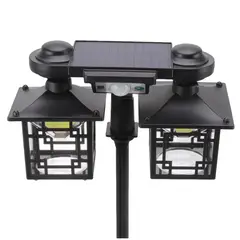 GENERICO - Luz Solar Doble Uso Para Exteriores Sensor De Movimiento Con Control Patio y Jardín