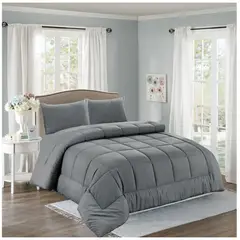 CASATEX - EDREDÓN TELA CON TELA COLOR ENTERO EN 2 PLZ