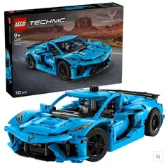 LEGO - Technic 42217 Chevrolet Corvette Stingray Azul (732 piezas)