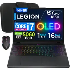 LENOVO - Laptop Legion 5 Oled, Core I7 14700hx, 16gb RAM, 1tb SSD, Rtx5060 8gb, 15.1 WQXGA 165Hz