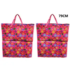 GENERICO - 2 bolsas con cierre de 79cm con diseño - GRANDE ROJO