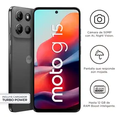 MOTOROLA - Moto G15 4RAM 256GB Gris