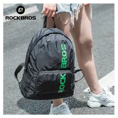 ROCKBROS - Mochila bolso ultraligera para deportes al aire libre plegable Impermeable
