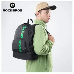 ROCKBROS - Bolso mochila de viaje para Ciclismo ultraligera plegable impermeable