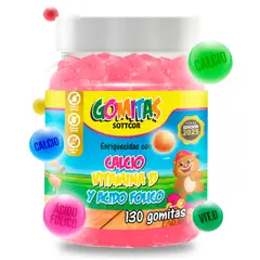 GENERICO - Gomitas de Calcio para Niños 130 Gomitas Sottcor Labs