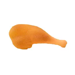 GENERICO - Juguete de goma pierna de pollo con sonido para perros