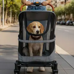 GENERICO - UrbanPawride - Coche Plegable Premium para Perros