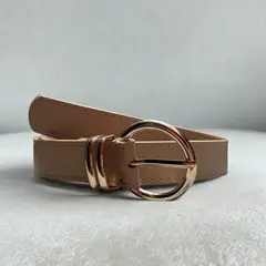 KAST PE - Cinturón Correa Dobble NUDE para Mujer