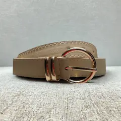 KAST PE - Cinturón Correa Dobble BEIGE para Mujer