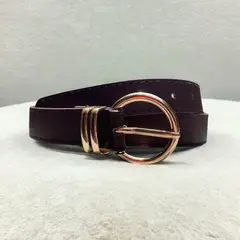 KAST PE - Cinturón Correa Dobble MARRON para Mujer